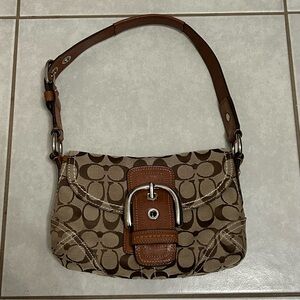 Coach Soho Signature C small buckle shoulder bag